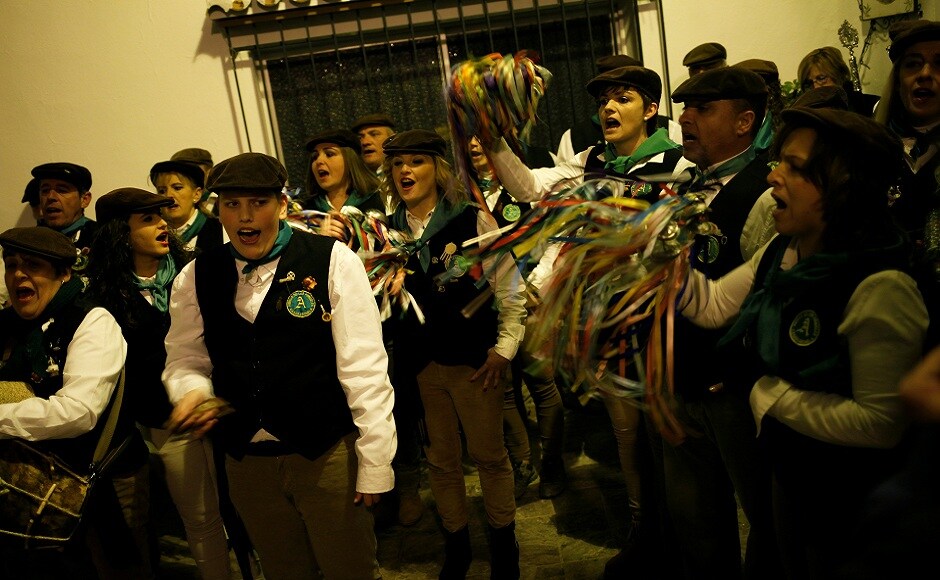 Villagers sing Christmas carols during the Divina Pastora procession, as part of a festival to honour the Virgin of Los Rondeles, in Casarabonela, near Malaga, southern Spain. Villagers celebrate the festival on the eve of St. Lucia's Day and hold torches during the procession to represent light and vision. St. Lucia is the patron saint of vision. REUTERS Villagers sing Christmas carols during the Divina Pastora procession, as part of a festival to honour the Virgin of Los Rondeles, in Casarabonela, near Malaga, southern Spain. Villagers celebrate the festival on the eve of St. Lucia's Day and hold torches during the procession to represent light and vision. St. Lucia is the patron saint of vision. REUTERS
