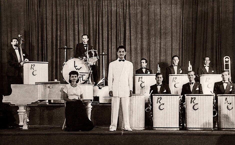 Rudy Cotton at the Savoy. Mussoorie, mid-1940s. Born Cawasji Khatau, Rudy Cotton led bands across India from 1938 until shortly before his death in 1985. Photo courtesy: Frank Fernand Family, Serendipity Arts Festival Serendipity Arts Festival: This exhibition reveals the contributions of Goan musicians to India's jazz heritage