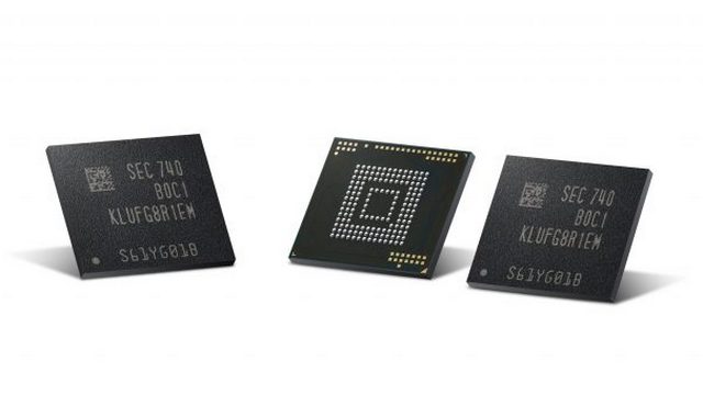 Samsung 512GB eUFS controller chip. Image: Samsung