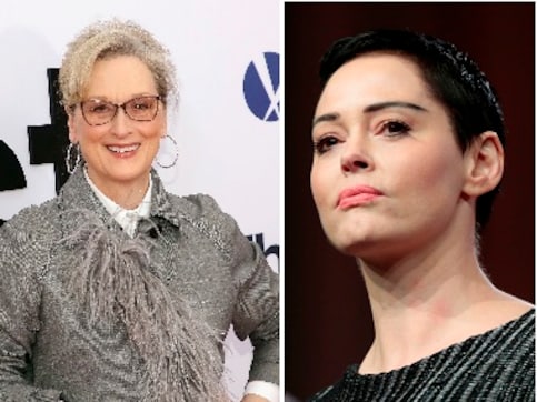 Rose McGowan calls out Meryl Streep, other actresses for planning silent protest at 2018 Golden Globes Rose McGowan calls out Meryl Streep, other actresses for planning silent protest at 2018 Golden Globes