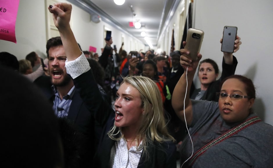 Senate Democrats mocked the nearly 500-page printed text of the legislation — complaining it was given to them at the last minute before the vote.<br />And it had illegible, hand-written notes in the margins, they protested. AP Senate Democrats mocked the nearly 500-page printed text of the legislation — complaining it was given to them at the last minute before the vote.<br />And it had illegible, hand-written notes in the margins, they protested. AP