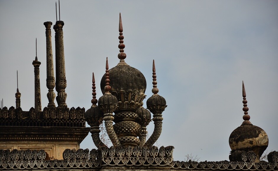 The onion-shaped domes of the Paigah Tombs. Photograph by Upayan Bardhan A walk through the intricately carved Paigah Tombs, the Taj of the Deccan