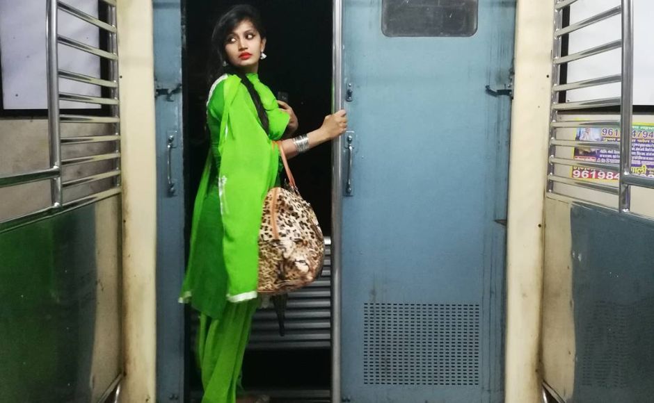 A woman stands at the door of an empty compartment in a Mumbai Local. Instagram/anushree_fadnavis A woman stands at the door of an empty compartment in a Mumbai Local. Instagram/anushree_fadnavis