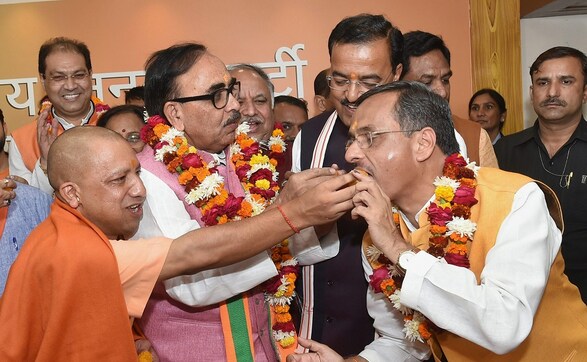 BJP celebrates thumping victory in UP civic polls; Yogi Adityanath calls it a 'historic win' BJP celebrates thumping victory in UP civic polls; Yogi Adityanath calls it a 'historic win'