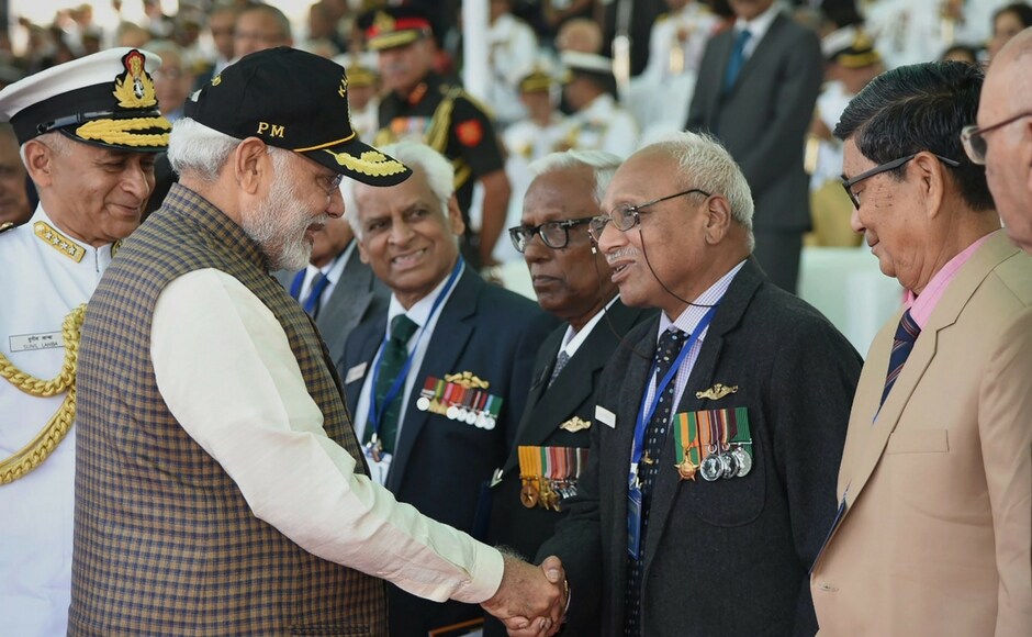 Narendra Modi thanked France for this 'strategic joint project' and described the commissioning of the submarine as a "matter of pride" for 125 crore Indians. PTI Narendra Modi commissions Scorpene-class submarine INS Kalvari in Mumbai