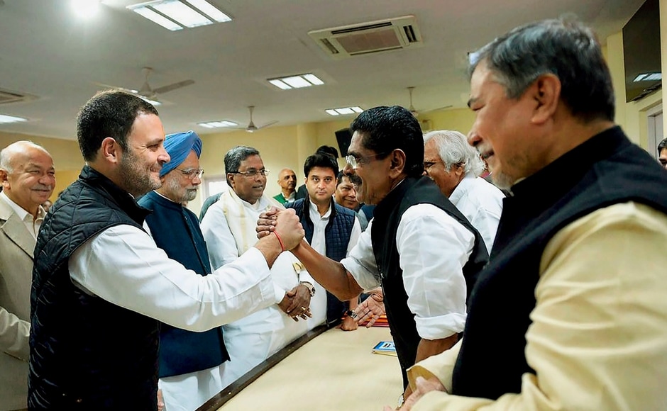 Over 90 sets of nominations are expected to be filed supporting Gandhi whose election is a mere formality as there are no other candidate for party's top post. PTI Rahul Gandhi files nomination for Congress president's post at party headquarters