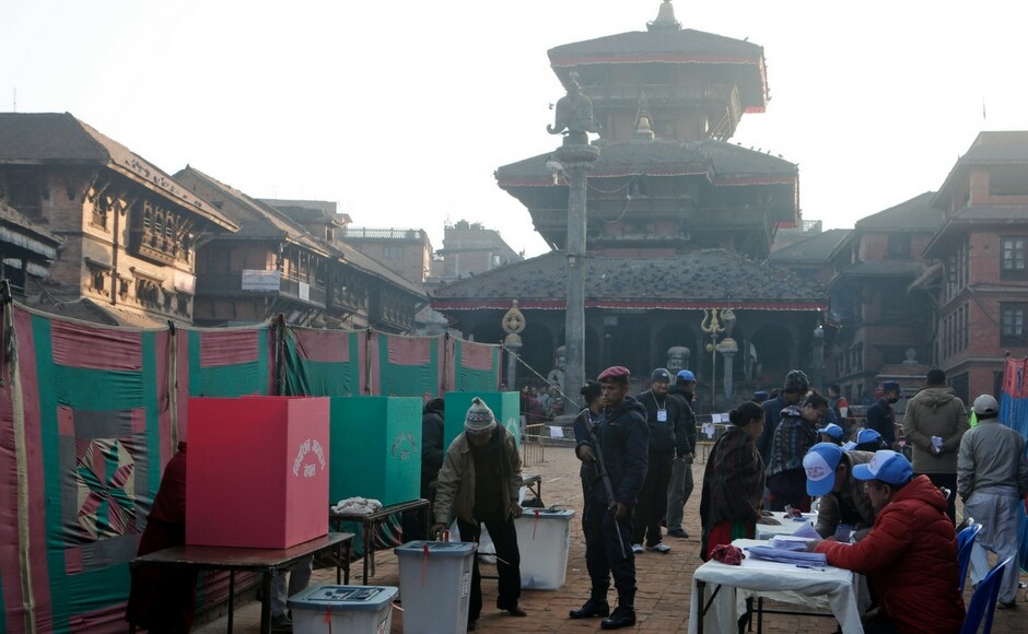 The first phase of the polls in the land-locked country was successfully held in 32 districts on 26 November in which 65 percent of voters exercised their franchise. AP The first phase of the polls in the land-locked country was successfully held in 32 districts on 26 November in which 65 percent of voters exercised their franchise. AP
