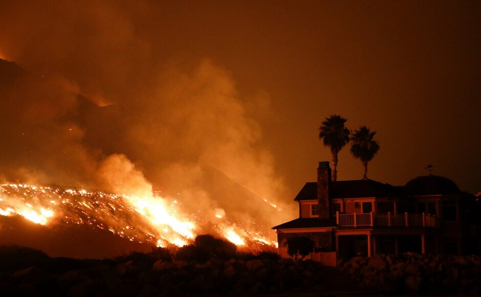 The California wildfire has killed two people and seared its way through cities, towns and wilderness northwest of Los Angeles. It has become the largest blaze ever officially recorded in California on Friday. AP California wildfire becomes biggest in state's history; 2 killed in over 2 weeks, 18,000 homes at risk