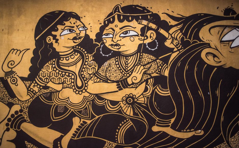 A mural by The Yok and Sheryo. Akshat Nauriyal Mumbai's 142-year-old Sassoon Docks gets a street art makeover courtesy St+Art India