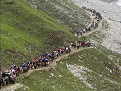 Amarnath Yatra: First batch of pilgrims to leave from base camp in Jammu tomorrow amid tight security Amarnath Yatra: First batch of pilgrims to leave from base camp in Jammu tomorrow amid tight security