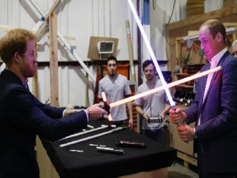 Star Wars: The Last Jedi - Prince William, Harry attend London premiere Star Wars: The Last Jedi - Prince William, Harry attend London premiere