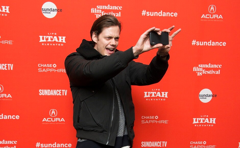 Bill Skarsgard poses during the premiere of Assassination Nation at the Library Theatre during the 2018 Sundance Film Festival on Sunday, 21 January, 2018, in Park City, Utah. AP/ Arthur Mola Bill Skarsgard poses during the premiere of Assassination Nation at the Library Theatre during the 2018 Sundance Film Festival on Sunday, 21 January, 2018, in Park City, Utah. AP/ Arthur Mola
