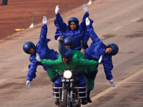 69th Republic Day parade: BSF women bikers 'Seema Bhawani' perform for first time; receive applause at Rajpath 69th Republic Day parade: BSF women bikers 'Seema Bhawani' perform for first time; receive applause at Rajpath