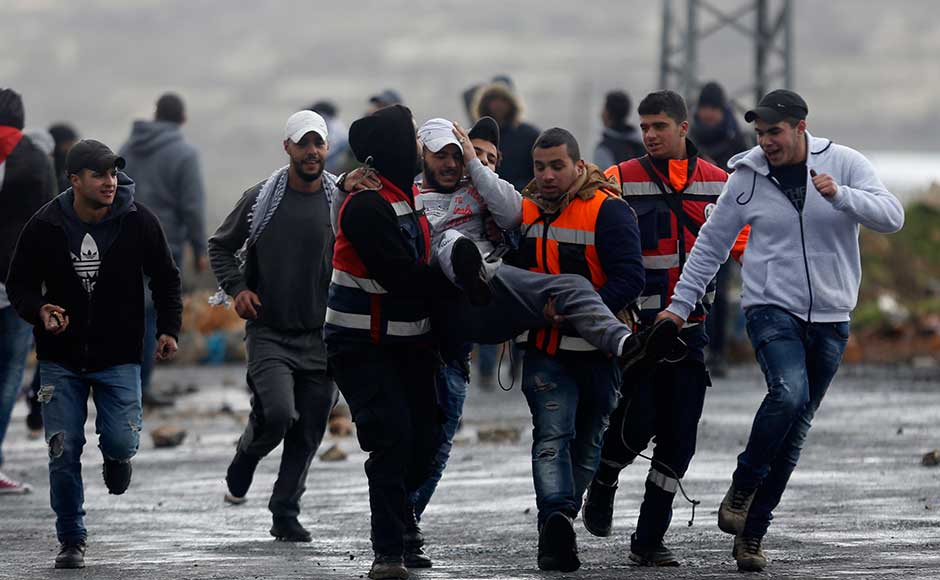The US move to recognise Jerusalem as Israel's capital broke with decades of international consensus that the city's status should be settled as part of a two-state peace deal between Israel and the Palestinians. Unrest since the announcement has left 18 Palestinians dead, most of them killed in clashes with Israeli forces. One Israeli has been killed in that time. AP The US move to recognise Jerusalem as Israel's capital broke with decades of international consensus that the city's status should be settled as part of a two-state peace deal between Israel and the Palestinians. Unrest since the announcement has left 18 Palestinians dead, most of them killed in clashes with Israeli forces. One Israeli has been killed in that time. AP