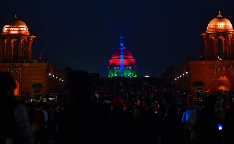 'Beating Retreat' marks a centuries-old military tradition. At the sounding of retreat, the troops ceased fighting, sheathed their arms and withdrew from the battlefield, returning to their camps at sunset. A view of the illuminated Raisina Hills after the Beating Retreat ceremony at Vijay Chowk. PTI 'Beating Retreat' marks a centuries-old military tradition. At the sounding of retreat, the troops ceased fighting, sheathed their arms and withdrew from the battlefield, returning to their camps at sunset. A view of the illuminated Raisina Hills after the Beating Retreat ceremony at Vijay Chowk. PTI