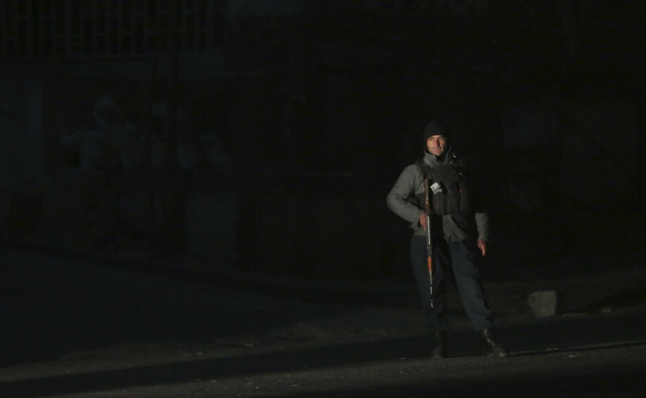 Special forces were lowered by helicopters onto the roof of the landmark hilltop hotel during the night-time siege. AP Special forces were lowered by helicopters onto the roof of the landmark hilltop hotel during the night-time siege. AP