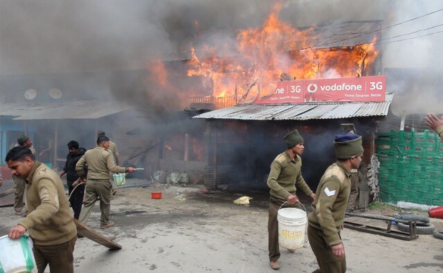 Union minister Kiren Rijiju, who hails from the northeastern state, thanked the ITBP, SSB, local police and citizens for their efforts in dousing the fire and assured rehabilitation to the affected people. Twitter @ITBP_official Union minister Kiren Rijiju, who hails from the northeastern state, thanked the ITBP, SSB, local police and citizens for their efforts in dousing the fire and assured rehabilitation to the affected people. Twitter @ITBP_official