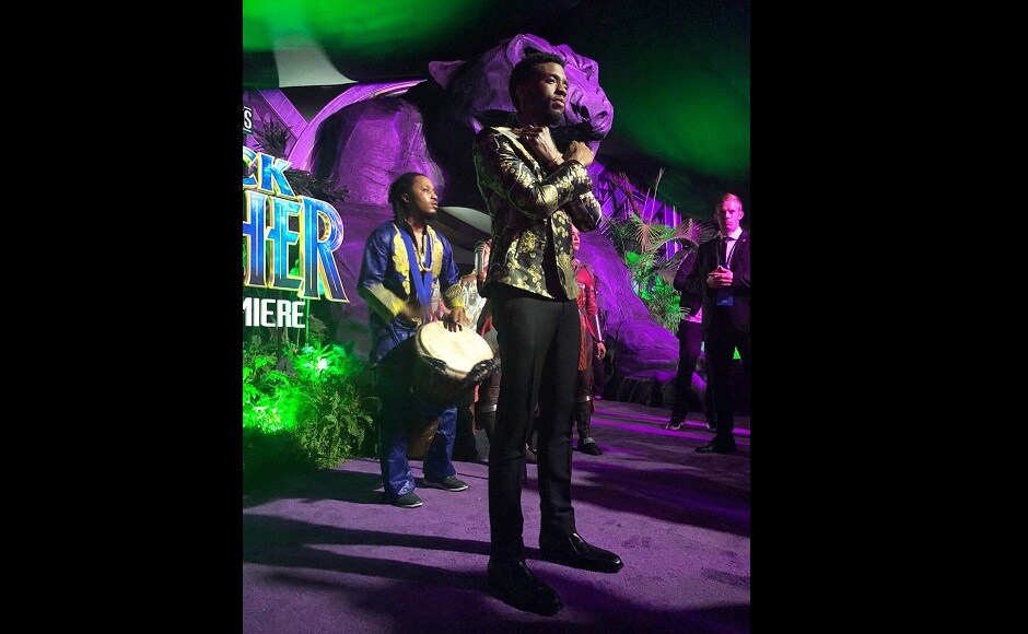 Chadwick Boseman plays the role of the titular character Black Panther in Marvel's upcoming superhero outing. Twitter/@theblackpanther Chadwick Boseman plays the role of the titular character Black Panther in Marvel's upcoming superhero outing. Twitter/@theblackpanther