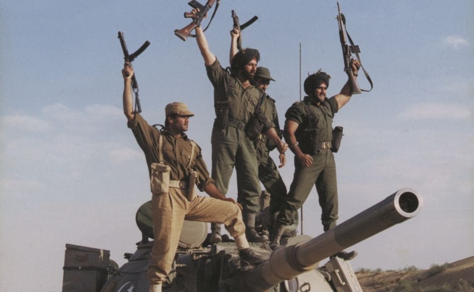 Based on the Indo-Pak war of 1971, JP Dutta's Border (1997) follows the young men who came together to fight the bloody Battle of Longewala. The film boasts a cast filled with many Bollywood stalwarts including Sunny Deol, Jackie Shroff, Suniel Shetty, Akshaye Khanna, Tabu and Rakhi. YouTube screengrab Based on the Indo-Pak war of 1971, JP Dutta's Border (1997) follows the young men who came together to fight the bloody Battle of Longewala. The film boasts a cast filled with many Bollywood stalwarts including Sunny Deol, Jackie Shroff, Suniel Shetty, Akshaye Khanna, Tabu and Rakhi. YouTube screengrab