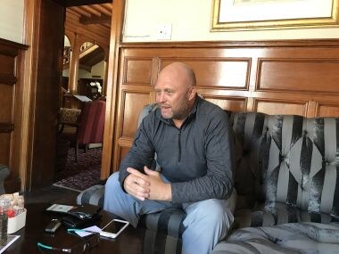 Brett Schultz during an interview earlier this month. Image courtesy: Anand Vasu 