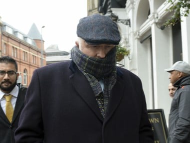 Specialist surgeon Simon Bramhall leaving Birmingham Crown Court in Birmingham. AP
