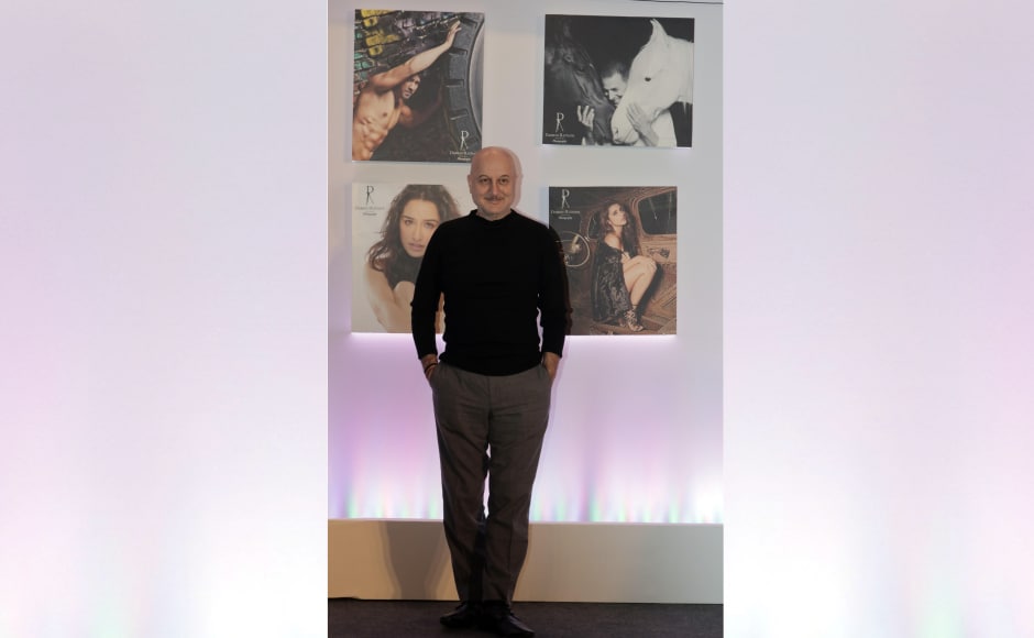 Anupam Kher attends Dabboo Ratnani's calendar launch event. Image by Firstpost/Sachin Gokhale. Anupam Kher attends Dabboo Ratnani's calendar launch event. Image by Firstpost/Sachin Gokhale.
