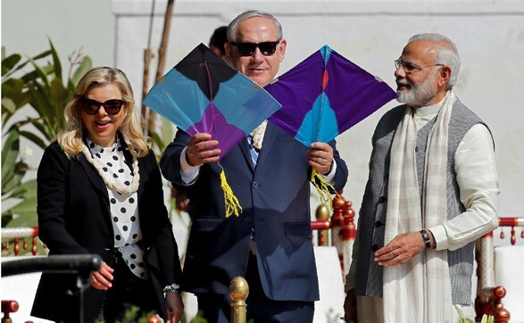 Narendra Modi, Benjamin Netanyahu hold roadshow in Ahmedabad; duo visits Sabarmati Ashram, iCreate center Narendra Modi, Benjamin Netanyahu hold roadshow in Ahmedabad; duo visits Sabarmati Ashram, iCreate center