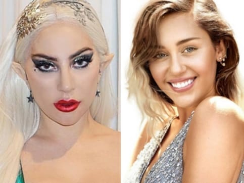 Lady Gaga, Miley Cyrus' morphed photos pasted all over Hollywood by street artist who claims he's tired of 'misogynistic lyrics' Lady Gaga, Miley Cyrus' morphed photos pasted all over Hollywood by street artist who claims he's tired of 'misogynistic lyrics'