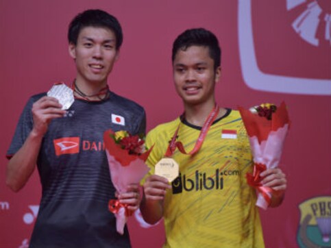 Indonesia Masters 2018: Crowd-favourite Anthony Sinisuka Ginting dominates Kazumasa Sakai to claim men's singles title Indonesia Masters 2018: Crowd-favourite Anthony Sinisuka Ginting dominates Kazumasa Sakai to claim men's singles title