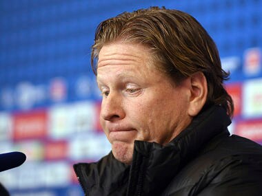 File image of Hamburg's coach Markus Gisdol. AP