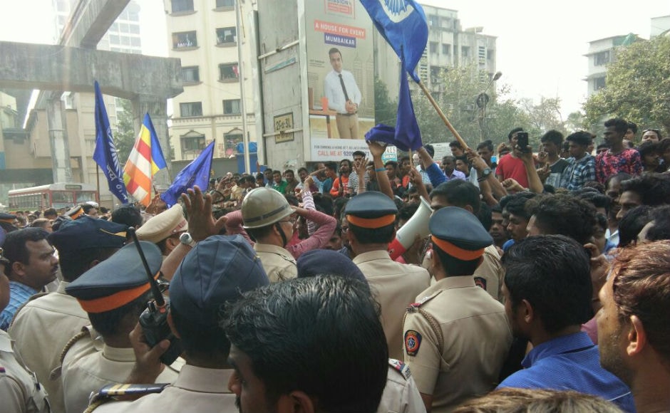 In Mumbai, protests and road blockades brought the city to a halt. Shops and business establishments were shut after the protest turned violent in several parts of Mumbai including Chembur, Vikhroli, Mankhurd and Govandi. Geeta Desai/101reporters In Mumbai, protests and road blockades brought the city to a halt. Shops and business establishments were shut after the protest turned violent in several parts of Mumbai including Chembur, Vikhroli, Mankhurd and Govandi. Geeta Desai/101reporters