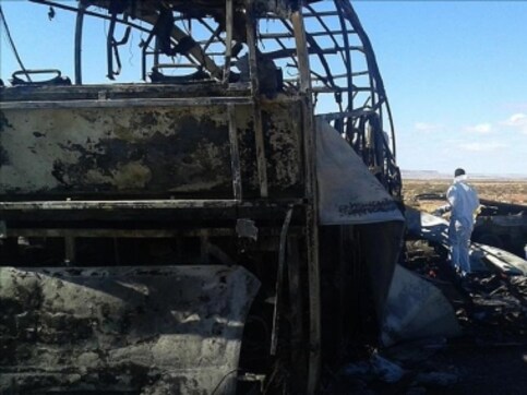Kazakhstan: 52 killed after bus catches fire in Aktau region; cause of blaze unknown Kazakhstan: 52 killed after bus catches fire in Aktau region; cause of blaze unknown