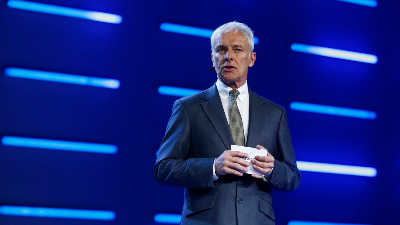 Volkswagen CEO Matthias Mueller. Image: Reuters