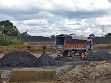 File image of a coal stockyard in East Jaintia Hills, Meghalaya. Reuters