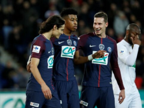 French Cup: Neymar-less Paris Saint-Germain progress to last 16 with comfortable win over Guingamp French Cup: Neymar-less Paris Saint-Germain progress to last 16 with comfortable win over Guingamp