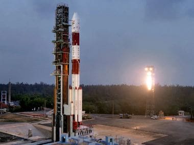 PSLV-C40 on First Launch Pad. Image: ISRO