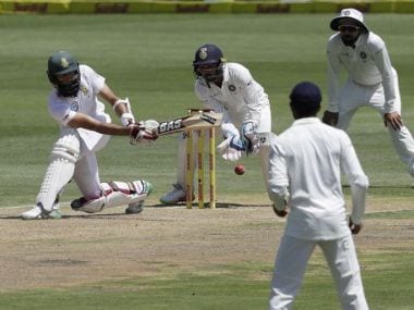Parthiv Patel dropped Hashim Amla in the first innings and Dean Elgar in the second. AP