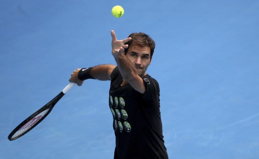 Defending champion Roger Federer is looking to lift his 20th Major trophy at the Australian Open. AP 