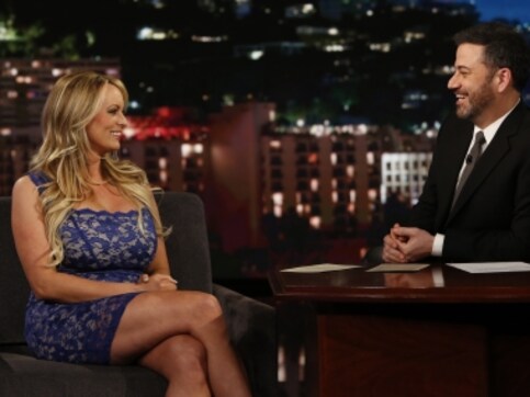 Stormy Daniels denies affair with Donald Trump in statement, but plays coy on talk show Stormy Daniels denies affair with Donald Trump in statement, but plays coy on talk show