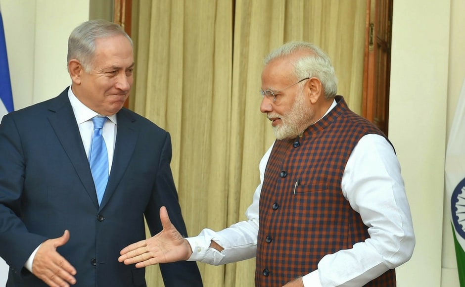 The visit of Israeli prime minister to India (January 14-19) commemorates the 25th anniversary of the opening of an Indian embassy in Tel Aviv in 1992. PTI The visit of Israeli prime minister to India (January 14-19) commemorates the 25th anniversary of the opening of an Indian embassy in Tel Aviv in 1992. PTI