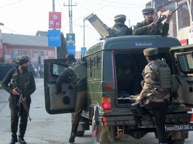 Four policmen were killed in the Sopore attack on Saturday. PTI