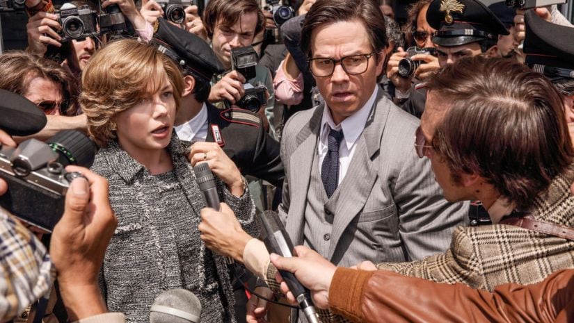 ALL THE MONEY IN THE WORLD Michelle Williams and Mark Wahlberg