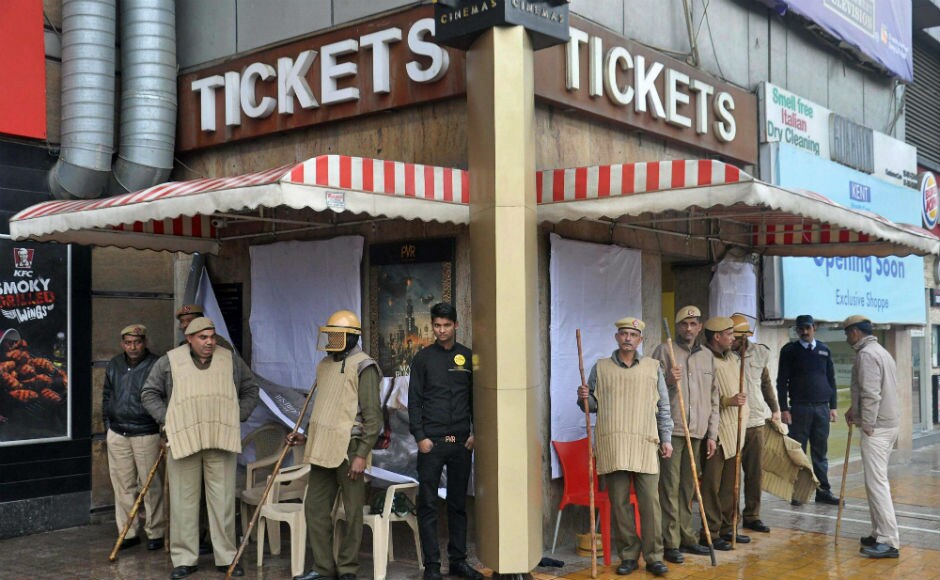 Prohibitory orders were imposed in Gurugram till Sunday to maintain law and order situation, in view of Karni Sena threatening to target theatres screening the film. PTI Prohibitory orders were imposed in Gurugram till Sunday to maintain law and order situation, in view of Karni Sena threatening to target theatres screening the film. PTI