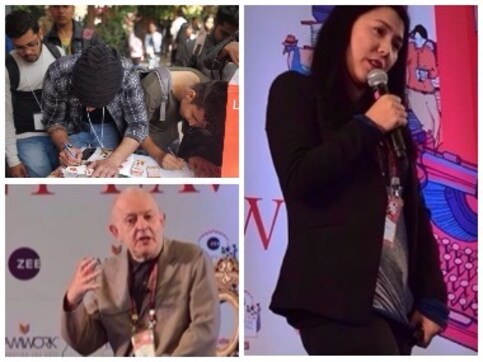 At the Jaipur Literature Festival 2018, whispers of Karni Sena, an absent CM, and Rupi Kaur hysteria At the Jaipur Literature Festival 2018, whispers of Karni Sena, an absent CM, and Rupi Kaur hysteria