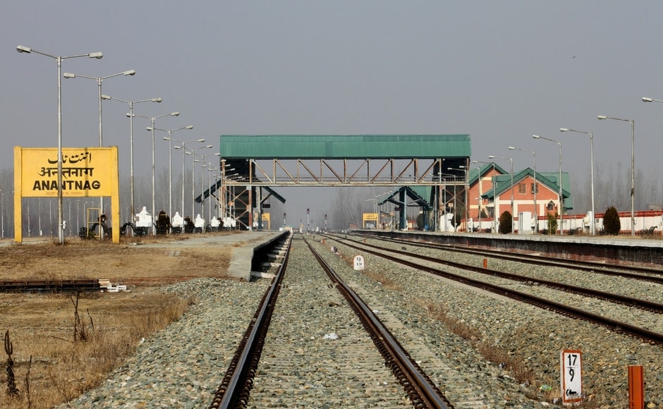 Train services were suspended in Kashmir to prevent any untoward on the strike day. Image Courtesy: Sameer Mushtaq Jammu and Kashmir: Restrictions imposed due to strike called by Hurriyat leaders over civilian's death
