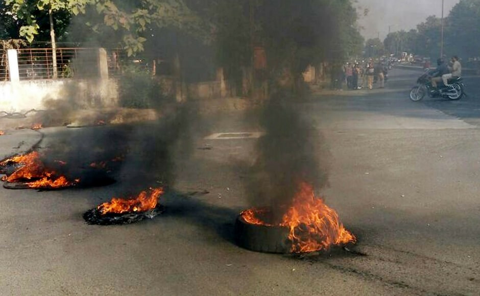 Tension prevailed in Nagpur with schools and markets remaining closed amid the Maharashtra bandh call given by Dalit leaders to protest the violence over the bicentennial celebration of the Bhima-Koregaon battle. PTI Tension prevailed in Nagpur with schools and markets remaining closed amid the Maharashtra bandh call given by Dalit leaders to protest the violence over the bicentennial celebration of the Bhima-Koregaon battle. PTI
