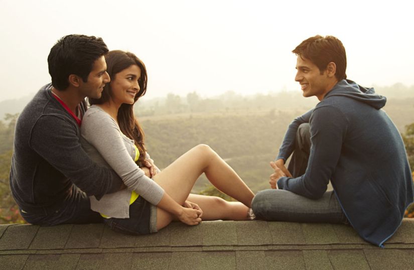 Varun Dhawan, Alia Bhatt and Sidharth Malhotra in Student of the Year