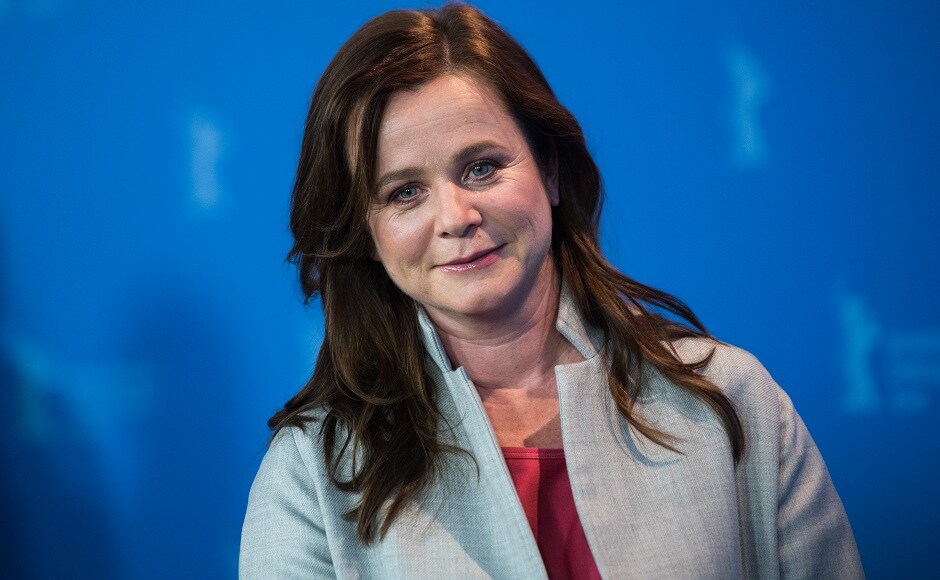 British actress Emily Watson poses during the photocall for the film The Happy Prince presented in the section Berlinale Special Gala at the Berlinale film festival. AFP/ Stefanie Loos British actress Emily Watson poses during the photocall for the film The Happy Prince presented in the section Berlinale Special Gala at the Berlinale film festival. AFP/ Stefanie Loos