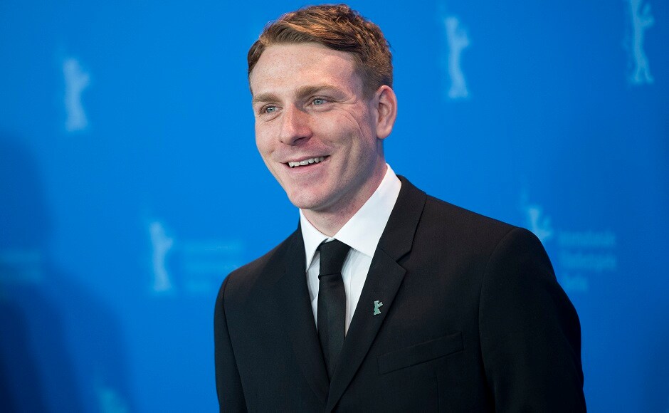 British actor Edwin Thomas poses during the photocall for the film The Happy Prince presented in the section Berlinale Special Gala. AFP/ Stefanie Loos British actor Edwin Thomas poses during the photocall for the film The Happy Prince presented in the section Berlinale Special Gala. AFP/ Stefanie Loos