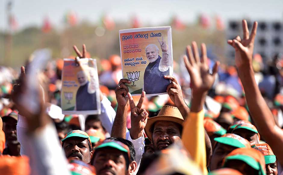 The rally marked the culmination of the BJP's 85-day